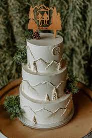 Wedding Ski Cake Winter Wedding Cake Outdoor Wedding Cake Wedding Cake Nature