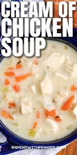 I mean it was too bland to me. This Cream Of Chicken Soup Recipe Uses Simple Ingredients And Is Super Easy To Make It 039 S F Cream Of Chicken Soup Chicken Soup Recipes Creamy Chicken Soup