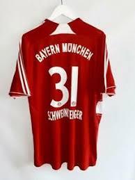 Verkaufe bayern trikot schweinsteiger mit der nummer 31 von adidas in größe 164 mit der dazu. Bayern Munich Bastian Schweinsteiger International Club Soccer Fan Apparel And Souvenirs For Sale Ebay