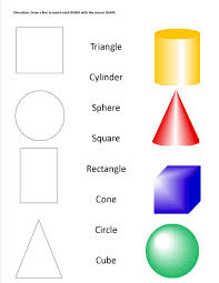 Geometric Shapes Solids Worksheet Shapes Worksheet Kindergarten Geometric Solids Shapes Worksheets