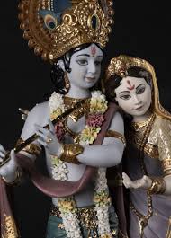 Radha Krishna Sculpture Limited Edition Lladro Europe