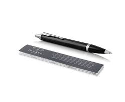 Genesis internacional ni en mis pensamientos. Parker Im Ballpoint Pen Black Lacquer Chrome Trim With Medium Point Black Gift Box Walmart Canada