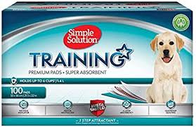 The example of exploration with solid food will encourage this behavior. Amazon Com Simple Solution Premium Dog And Puppy Training Pads Pack Of 100 Pet Training Pads Pet Supplies
