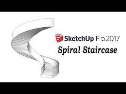 Sketchup Tutorial How To Make A Spiral Staircase Youtube Spiral Staircase Staircase Tutorial