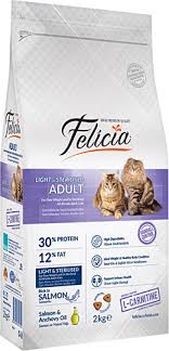 Felicia Low Grain Hypoallergenic Light Sterilised Somonlu 2 Kg Yetiskin Kuru Kedi Mamasi Fiyatlari Ozellikleri Ve Yorumlari En Ucuzu Akakce