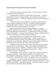 Ketika menjadi seorang pemimpin umar bin khattab selalu mendahulukan kepentingan orang banyak. Kepentingan Mematuhi Peraturan Sekolah