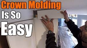 You could discovered one other how to install kitchen cabinet crown molding higher design concepts. How To Install Crown Molding On Kitchen Cabinets Youtube