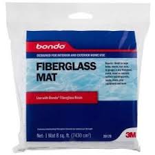 3m Bondo 8 Sq Ft Fiberglass Mat 20129 Fiberglass Resin Resin Uses Water Crafts