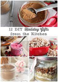 These 12 Diy Holiday Gifts From The Kitchen The Heart Are The Perfect Last Minute Teacher Neighbor Christmas Diy Food Diy Holiday Gifts Diy Kitchen Gifts