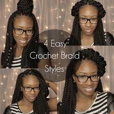 Hairlicious Inc How To 4 Easy Crochet Braid Styles Crochet Braid Styles Braid Styles Crochet Braids