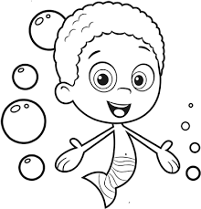 One of the most popular show in nick jr. Download Deema Bubble Guppies Nick Jr Coloring Paper Png Image With No Background Pngkey Com