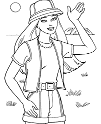 We were on a mission to find the best possible safari hat. Barbie Coloring Page Safari In Africa Topcoloringpages Net