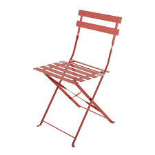 2 Chaises Pliantes De Jardin En Metal Rouge Confetti Chaise Pliante Chaise Pliante Design Chaise Fauteuil