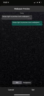 You can change your wallpaper for all chats, or set a wallpaper for a specific chat. This Whatsapp Stock Wallpaper Changes Automatically Between Light And Dark Mode Ios