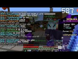 New Years Eve 2020 Countdown In Hypixel Skyblock Youtube