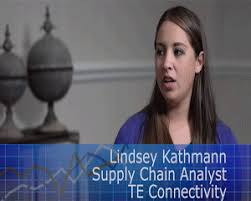 A good supply chain analyst communicates with several departments to evaluate and improve operations. Lindsey Kathmann Supply Chain Analyst Te Connectivity