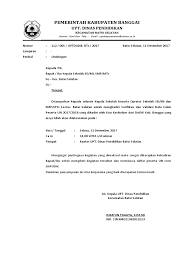 Contoh surat undangan resmi yang baik dan benar. Surat Undangan Kepala Sekolah