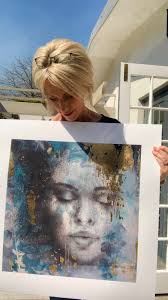 🌟New Print available🌟, ‘Exhale’ now available😍 I think she might just be  my favourite so far! Drop me a message if you would like to order