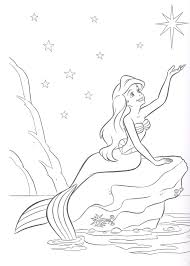 Moana disney free coloring page. Ariel Disney Coloring Pages To Print