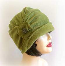 Winter Cloche Cap Cloche Hat Flapper Style Hat Fleece Etsy Cloche Hat Trendy Hat Fleece Hats