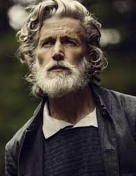 Older Frederic Belvedere Coiffure Homme Long Coiffure Homme Barbe Cheveux Ondules Hommes
