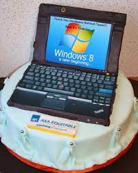 Today we decorate a cake in the form of pc. Laptop Cake Computer Cake Cake Decorating Baking Birthday Parties