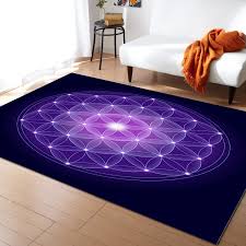 Children's rug perfect for kids room, playroom, baby's room or den. Purple Life Flower Pattern Carpets For Living Room Bedroom Area Rug Kids Room Play Mat 3d Printed Home Large Carpet Carpet Aliexpress