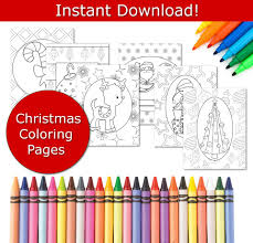 New Coloring Pages 6 Fun Christmas Crafty Kids Bundle Facebook