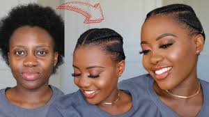 A single ballerina bun can provide soft, beachy waves after your locks get washed, dried, and unraveled. Quick Wash Day Protective Style While Keeping Your Natural Hair Moisturized Short 4c Hair Youtube