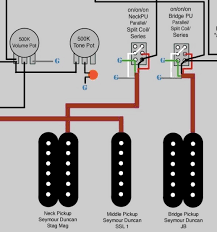 Bridge single coil north middle sc 3. Series Parallel Split Wiring Diagram