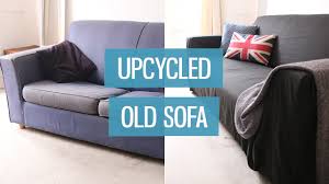 And everything will cost you no more than $50 because you need only three sheets of plywood to cover the pallets and some soft cushions as a final touch. Old Sofa Makeover Upcycling Diy Charlimarietv Youtube