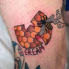 Wu Tang Banger For Gary Cheers Man Enjoyed This One Wutang Wutangclan Cream Killabee Wutangtattoo Traditi Tattoos Small Hand Tattoos Leg Tattoos