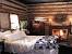 Romantic Winter Cabin Fireplace