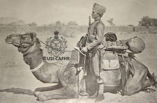 Review of the State Troops of Bikaner by His Royal Highness the Prince of Wales and His Highness the Maharaja of Bikaner on Monday, December 5, 1921.