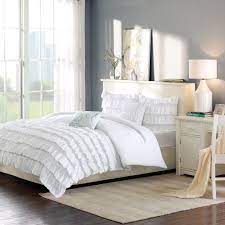 Beautiful cozy white teal ruffle textured girls comforter set full queen twin sz. White Marley Ruffle Comforter Set Twin 5pc Comforter Sets Ruffle Comforter Soft Comforter Set