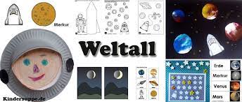 Bastelanleitung aus der astronomie und raumfahrt für kinder, astronomische bastelbögen wie sternkarten oder. Projekt Weltall Kindergarten Und Kita Ideen