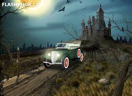 بازی آنلاین ماشین سواری جاده وحشت قبرستان - ورزشی فلش