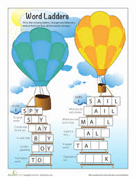 So, it's going to be a short one. Word Ladders For Kids Worksheet Education Com