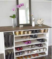 If you have an oversized closet or open floor space at the foot of your bed, shoe storage benches are a great option. 62 Easy Diy Shoe Rack Storage Ideas You Can Build On A Budget