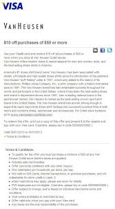Van Heusen 10 Off 50 Printable Coupon Printable Coupons Van Heusen Coupons