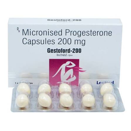 Buy Gestoford 200Mg Capsule online | Uses, Side Effects, Price and substitutes | Apollo Pharmacy