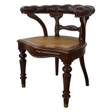 Wayfair.com has been visited by 1m+ users in the past month Leather And Wicker Cane 19th Century William Iv Design Antique Desk Chair For Sale At 1stdibs