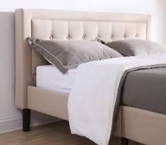 Upholstery bed headboards & footboards. Mornington Upholstered Headboard And Platform Bed Frame Classic Brands