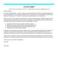 Account director cover letter example. Outstanding Marketing Cover Letter Examples Livecareer