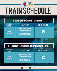 .north mrt ~ working hours: Dotr Mrt 3 Mrt 3 Train Schedule Facebook