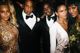 beyonce, jay z, p diddy, cassie and naomi campbell attending the “china:  through the looking glass” 2015 metropolitan museum of... –  @australianbeyonce on Tumblr