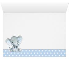 Pink elephant baby shower thank you cards 20 count including envelopes. Boy Elephant Baby Shower Thank You Cards Baby Elefant Zur Geburt Junge Baby Boy Scrapbook