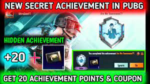 New Hidden Achievements In Pubg Mobile Easy Way To Complete Are We Teammates Get 20 Points Youtube