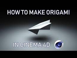 Learn This Easy Method To Animate A Folding A Paper Plane In Maxon Cinema 4d With A Bit Of Forthought And Simple Paper Plane Origami Paper Plane Origami Paper