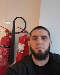 Islam Makhachev just posted a picture standing next to some fire  extinguishers, captioning it: “Someone needs to be put out.” 🤔👀